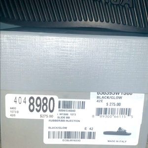Balenciaga Pool Slide BB Black “Glow”
